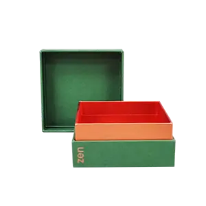 Green Luxury Cannabis Packaging Box Open